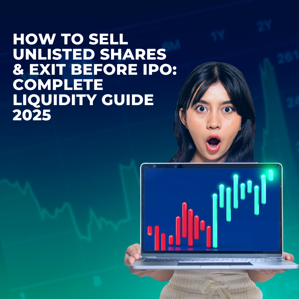 How to sell unlisted shares and exit before IPO – Complete liquidity guide 2025 by Riddhi Siddhi Share Brokers.