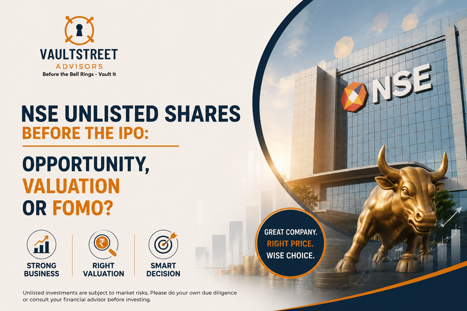 NSE unlisted shares before IPO – opportunity, valuation or FOMO? Analysis by VaultStreet Advisors