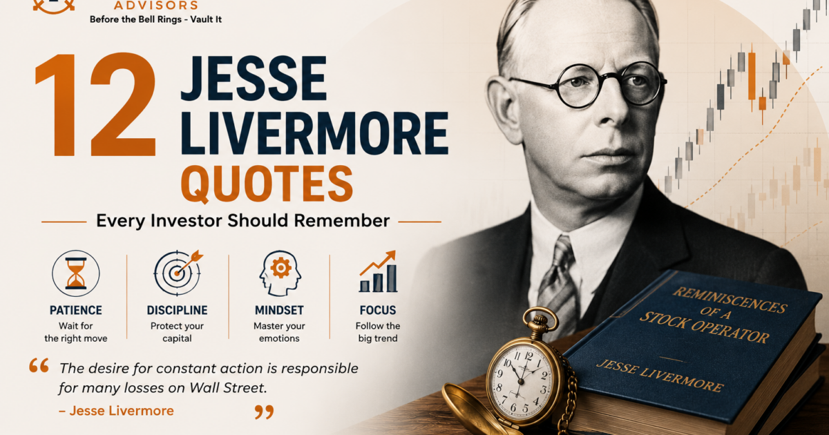 12 Jesse Livermore quotes every investor should remember on patience, discipline and market psychology