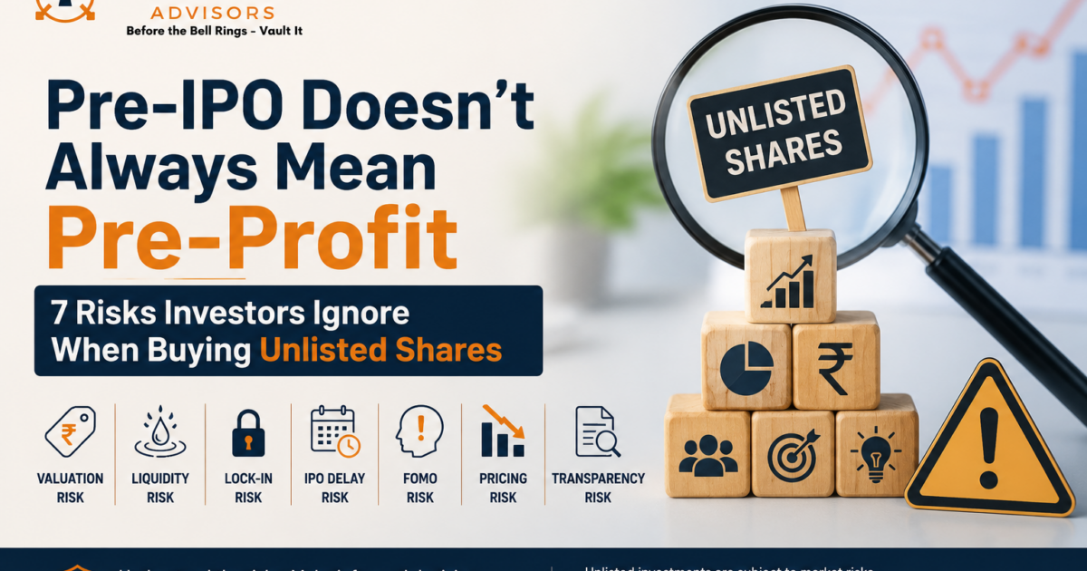 Pre-IPO investment risks when buying unlisted shares explained by VaultStreet Advisors