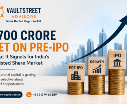 ₹700 crore pre-IPO fund signals growing institutional interest in India’s unlisted share market – VaultStreet Advisors