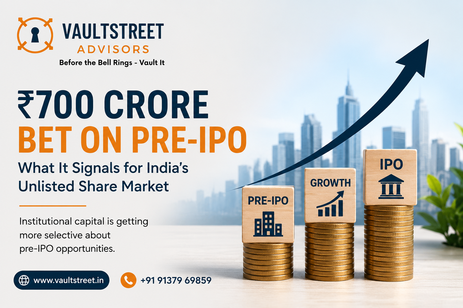 ₹700 crore pre-IPO fund signals growing institutional interest in India’s unlisted share market – VaultStreet Advisors