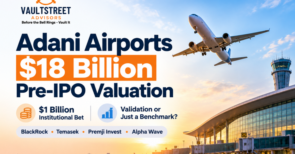 Adani Airports $18 billion pre-IPO valuation after investment from BlackRock, Temasek, Premji Invest and Alpha Wave Global – VaultStreet Advisors