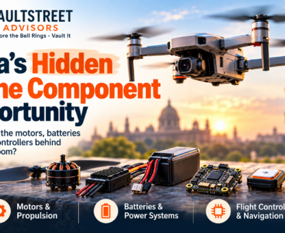 Drone component manufacturers in India covering motors, batteries, flight controllers and navigation systems