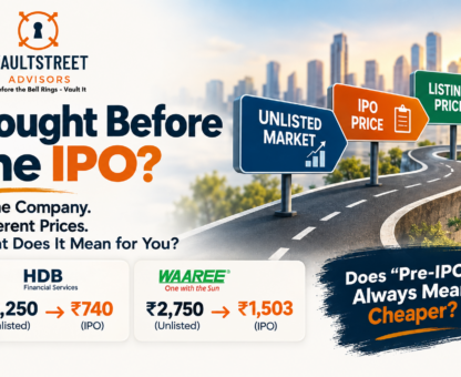Bought before the IPO? HDB Financial and Waaree Energies unlisted prices compared with IPO prices – VaultStreet Advisors