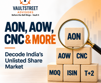 AON, AOW, CNC, MOQ and other unlisted share market terms explained by VaultStreet Advisors